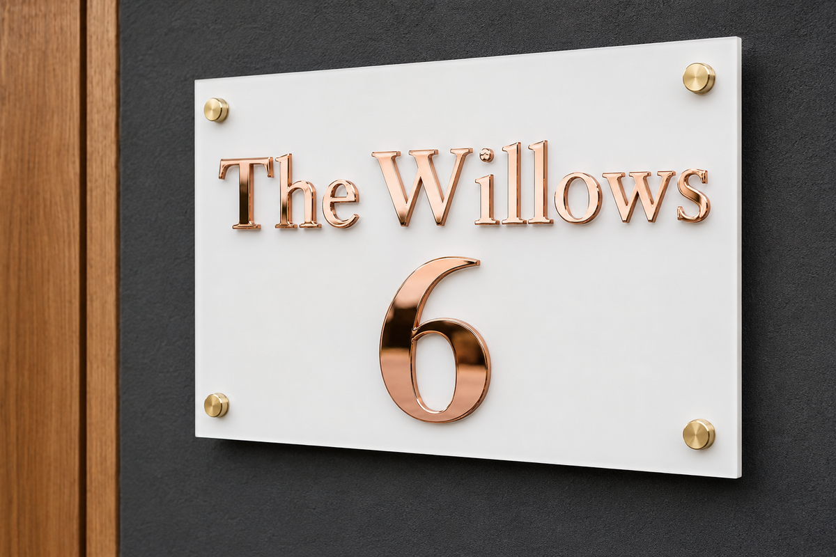 Raised Acrylic Plaque