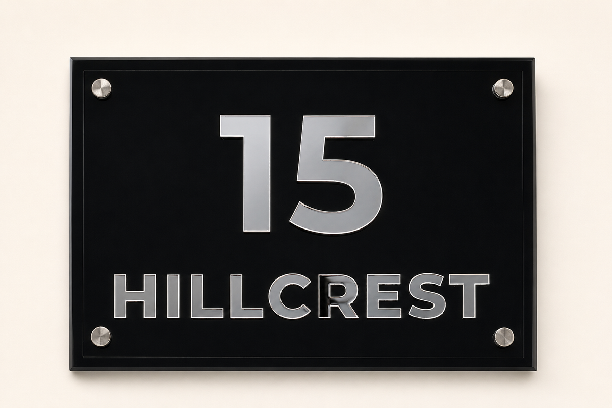 Raised Acrylic Plaque