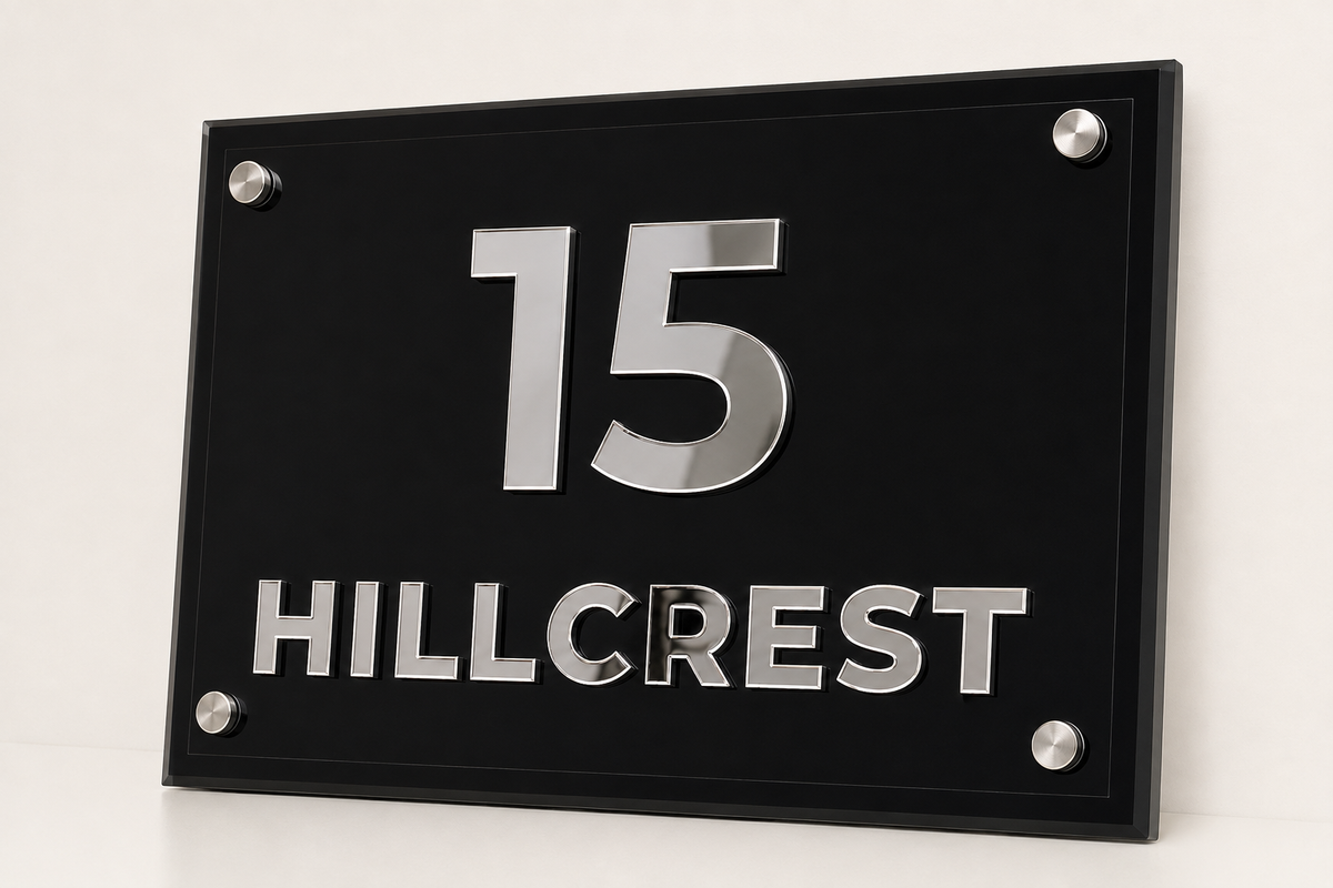 Raised Acrylic Plaque