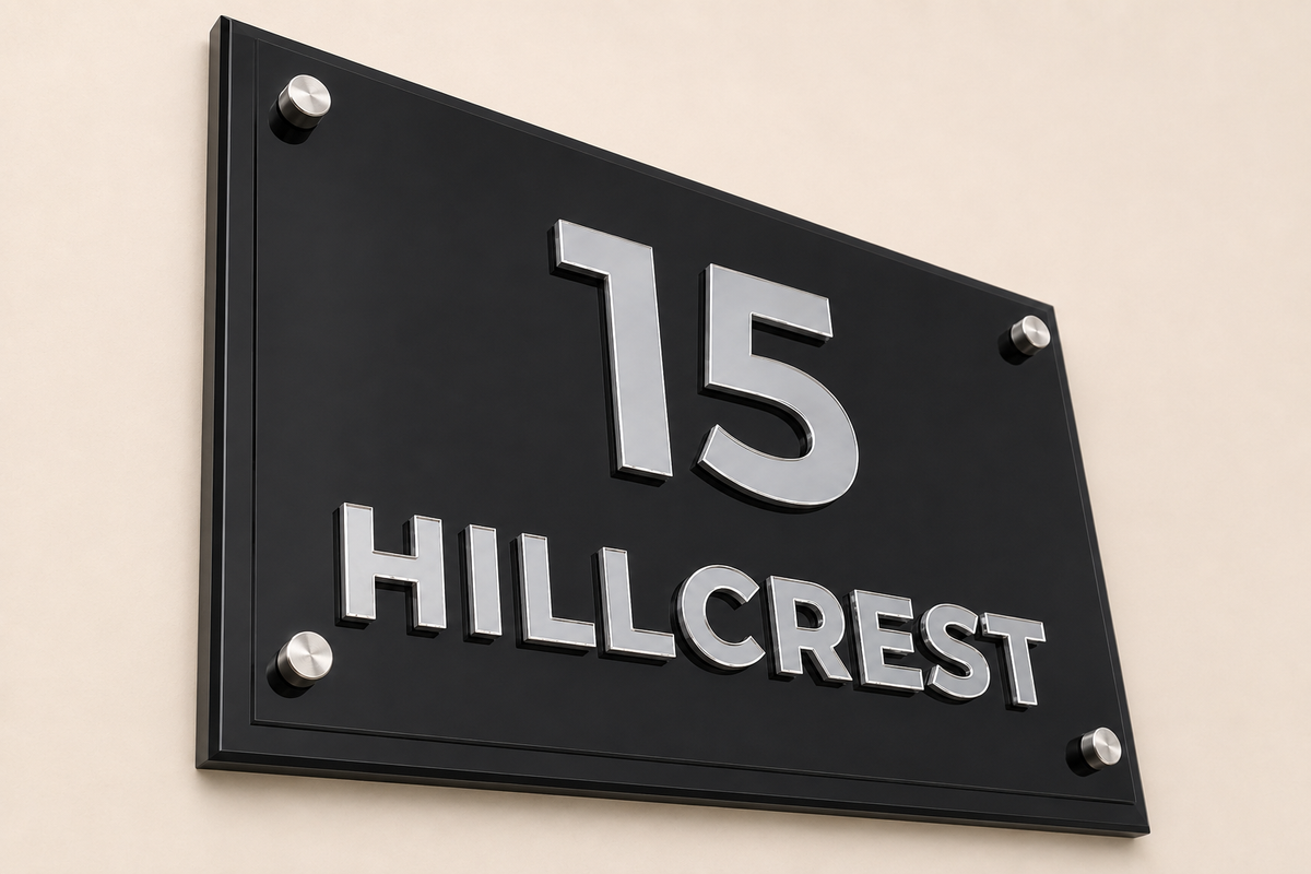Raised Acrylic Plaque