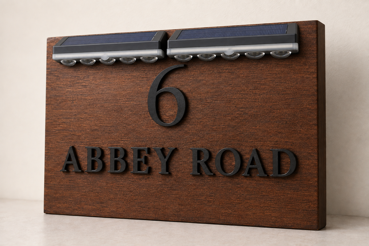 Raised Acrylic-on-Wood Plaque