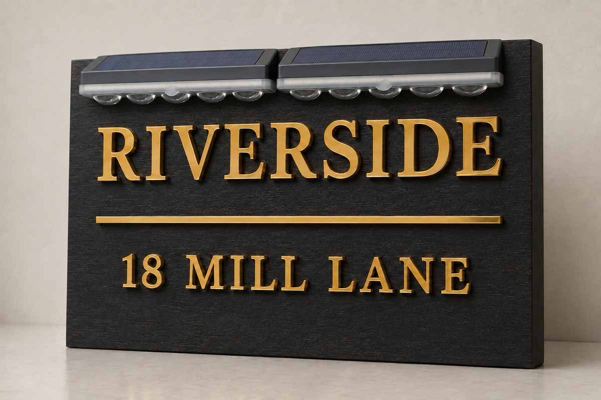 Raised Acrylic-on-Wood Plaque