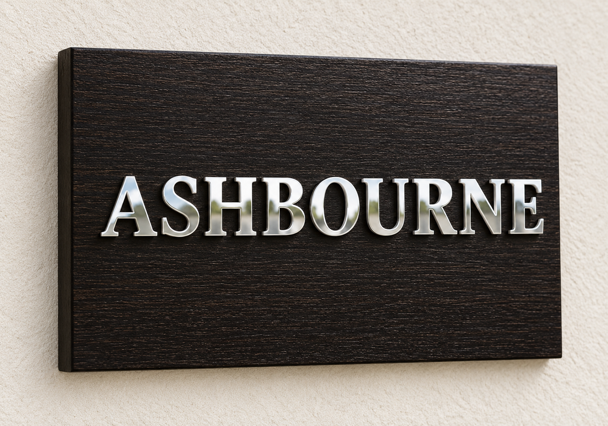Raised Acrylic-on-Wood Plaque
