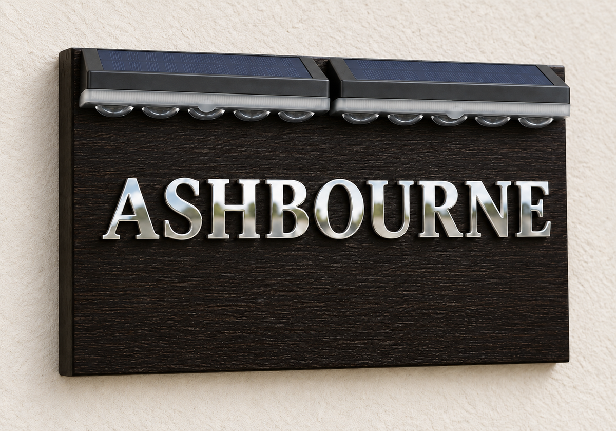 Raised Acrylic-on-Wood Plaque
