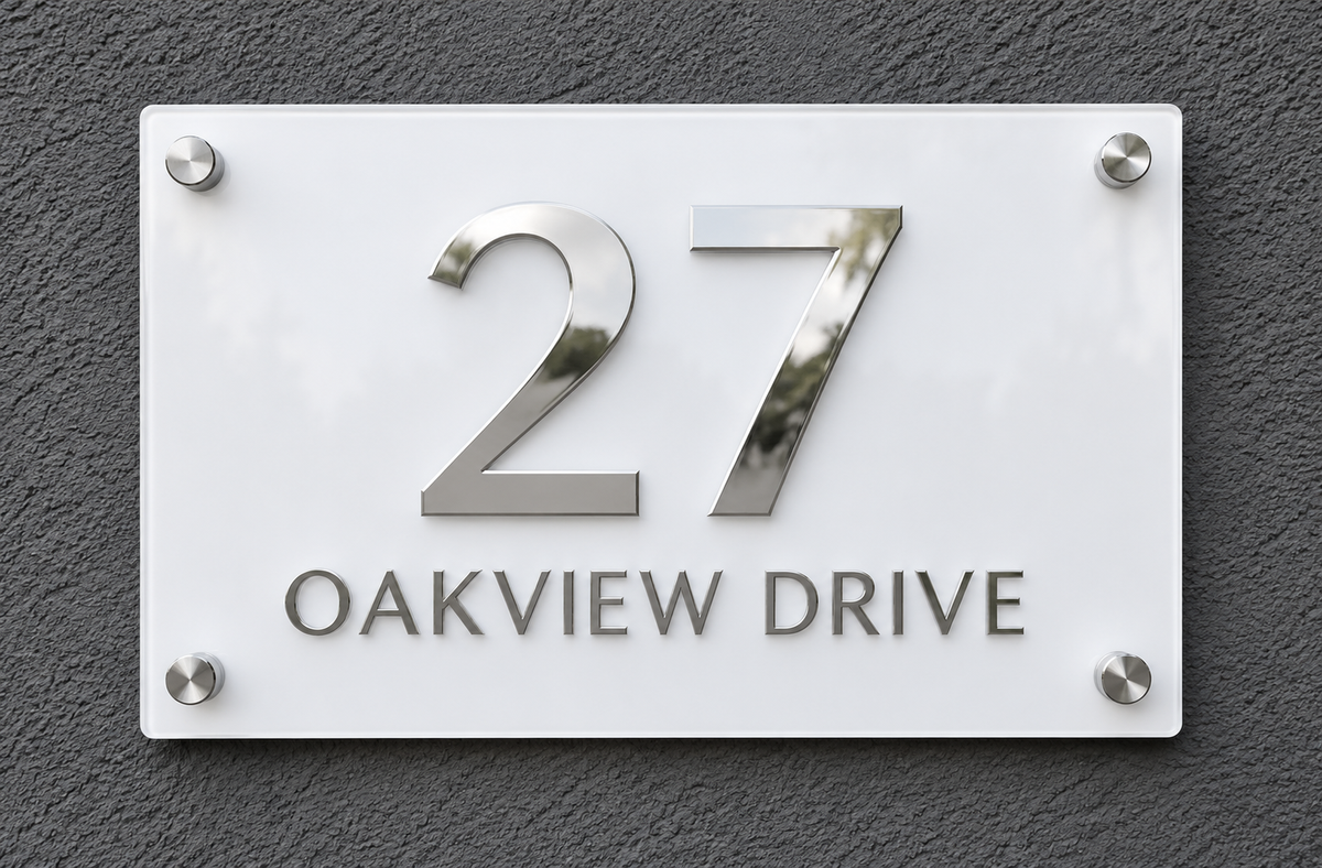 Raised Acrylic Plaque