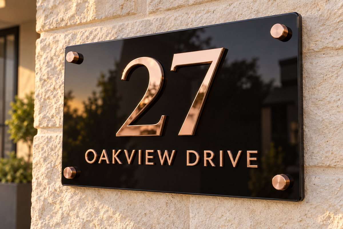 Raised Acrylic Plaque