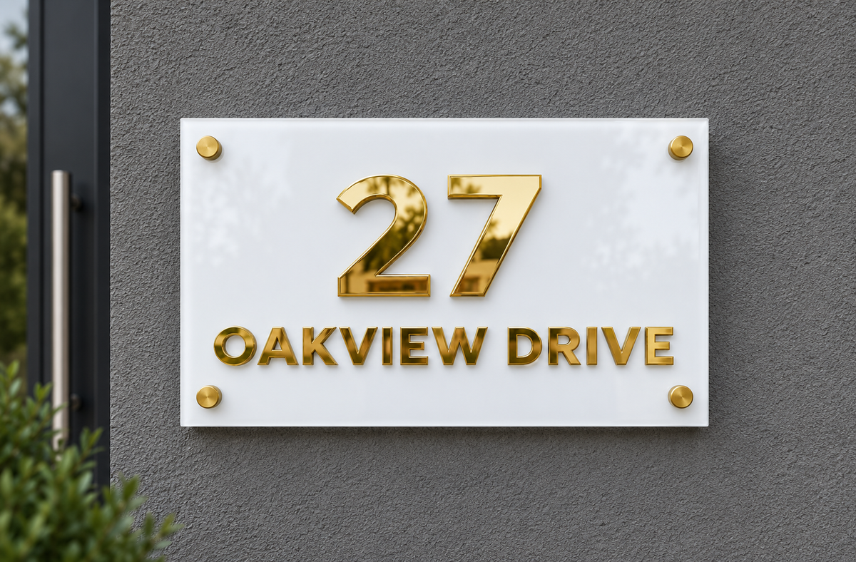 Raised Acrylic Plaque