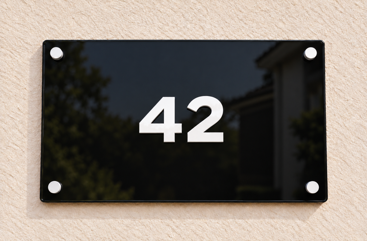 Raised Acrylic Plaque