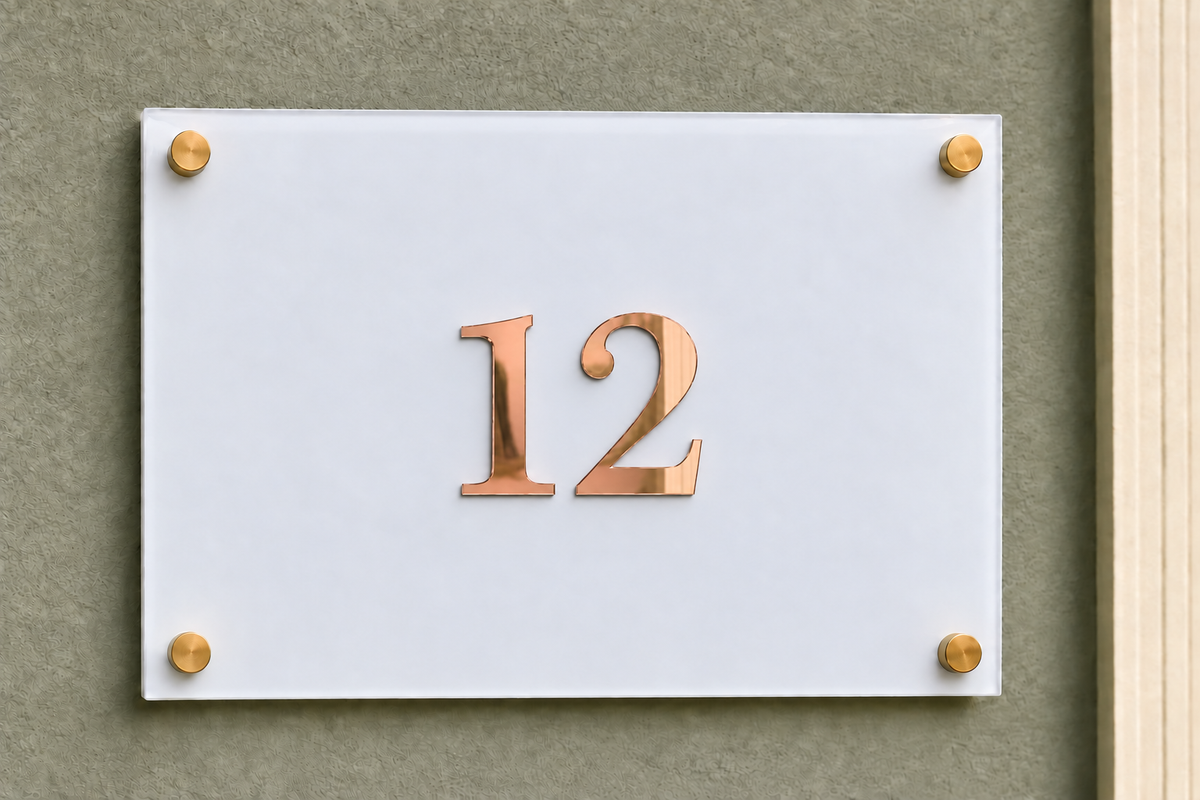 Raised Acrylic Plaque