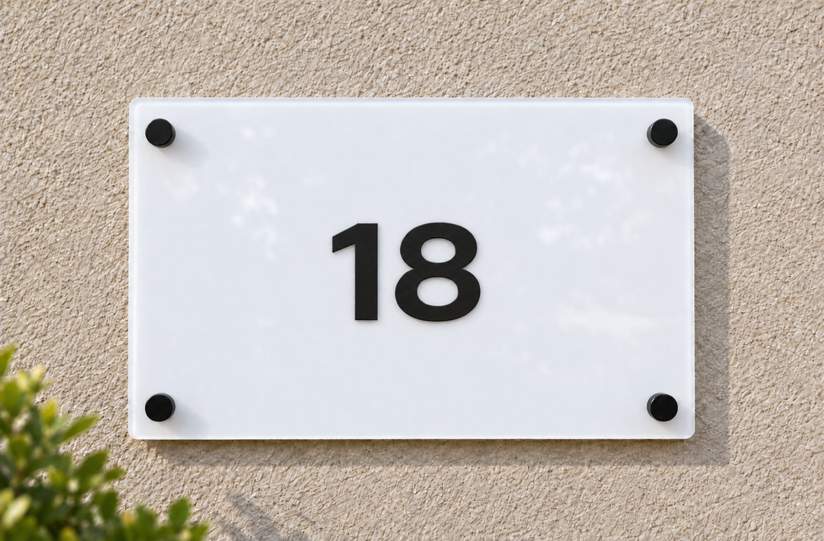 Raised Acrylic Plaque