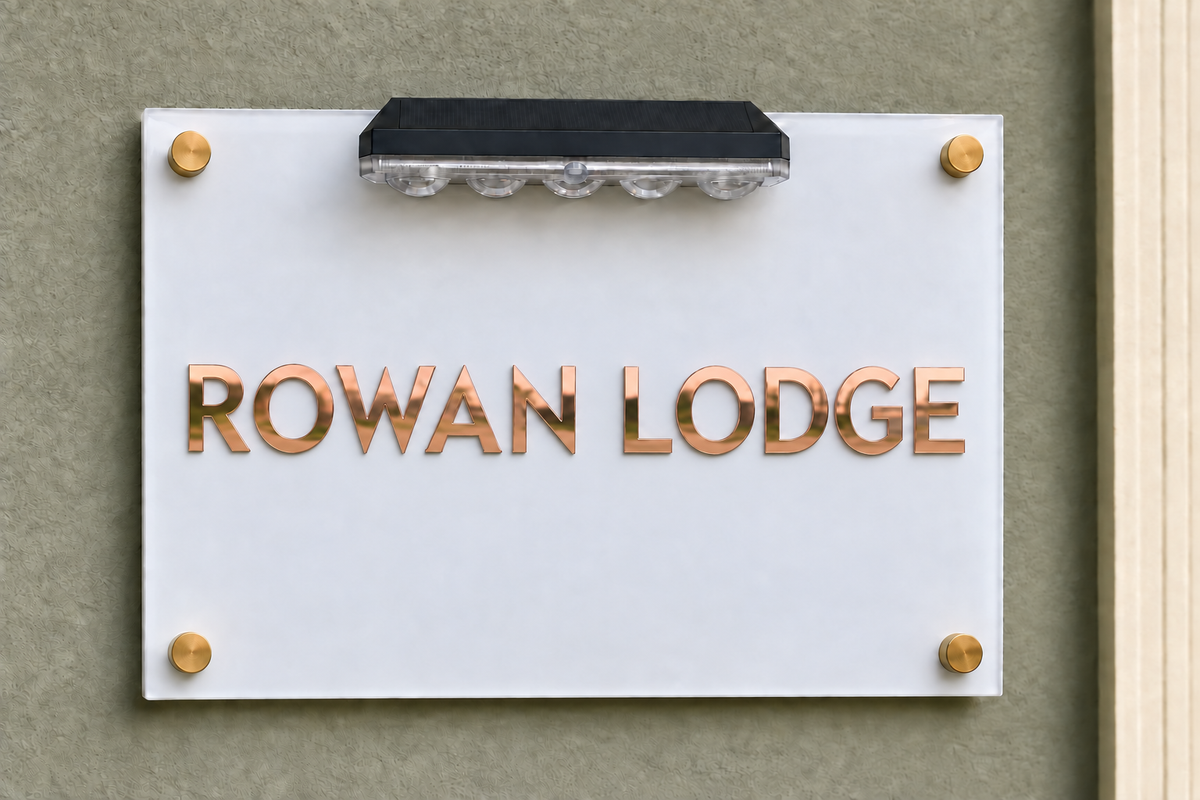 Raised Acrylic Plaque