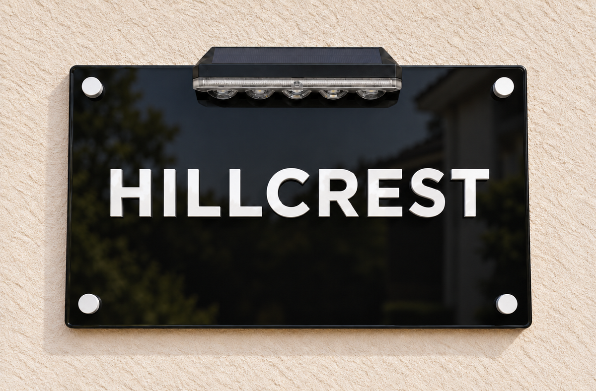 Raised Acrylic Plaque