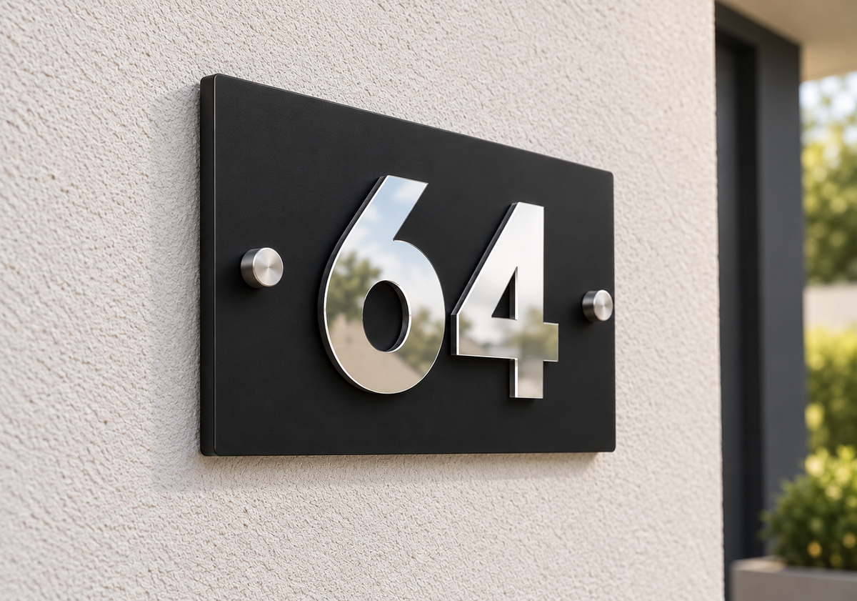 Compact Raised Acrylic Plaque