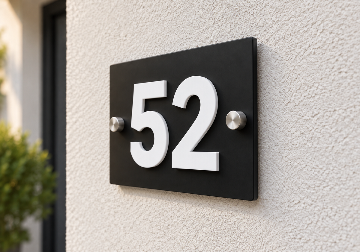 Compact Raised Acrylic Plaque